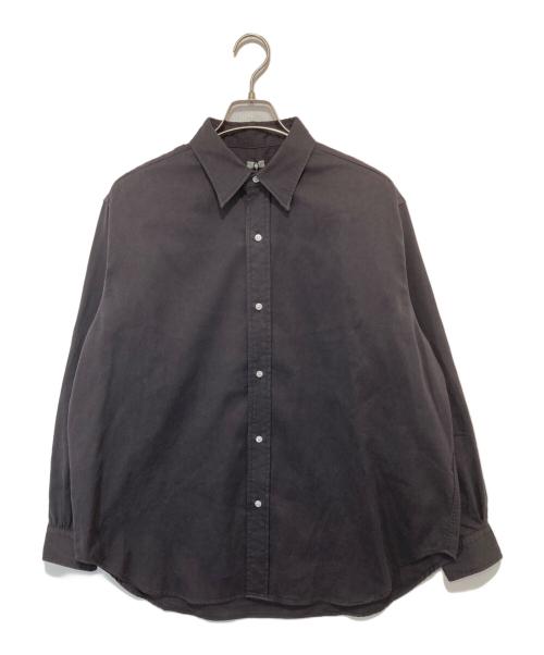 A.PRESSE（アプレッセ）A.PRESSE (アプレッセ) 25AW Double Weave Twill Regular Collar Shirt（ダブルウィーブツイル レギュラーカラーシャツ）　25AAP-02-10 グレー サイズ:2の古着・服飾アイテム