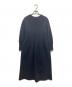 martinique（マルティニーク）の古着「トリプルジョーゼットワンピース　プリーツワンピース　A0343FA」｜ネイビー