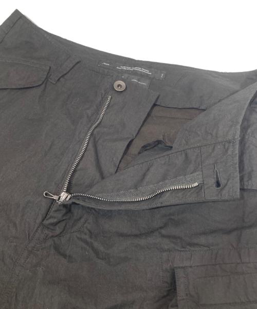 JULIUS（ユリウス）JULIUS (ユリウス) ガスマスクワイドパンツ 24SS COTTON NYLON TWILL 859PAM1 ブラック サイズ:2の古着・服飾アイテム