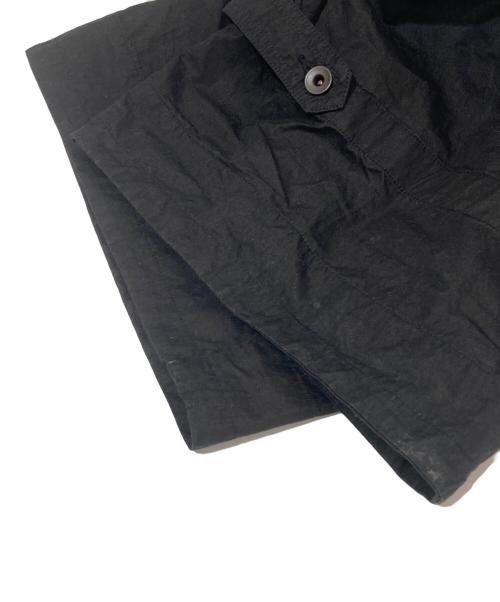 JULIUS（ユリウス）JULIUS (ユリウス) ガスマスクワイドパンツ 24SS COTTON NYLON TWILL 859PAM1 ブラック サイズ:2の古着・服飾アイテム