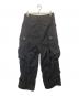 JULIUS (ユリウス) ガスマスクワイドパンツ 24SS COTTON NYLON TWILL 859PAM1 ブラック サイズ:2：50000円