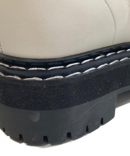 PROENZA SCHOULER（プロエンザ スクーラー）PROENZA SCHOULER (プロエンザ スクーラー) サイドジップブーツ ホワイト サイズ:36の古着・服飾アイテム