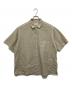 HERILL（ヘリル）の古着「Cotton Silk Open Collar S/S Shirt/コットンシルクオープンカラーS/Sシャツ/22-050-HL-8060-1」｜ベージュ