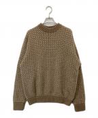 HERILLヘリル）の古着「Cashmere Norweigjan Sweater　カシミヤ100％バーズアイニット　21-080-HL-8200-3」｜ブラウン