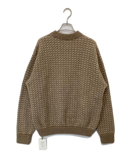 HERILL（ヘリル）HERILL (ヘリル) Cashmere Norweigjan Sweater　カシミヤ100％バーズアイニット　21-080-HL-8200-3 ブラウン サイズ:2の古着・服飾アイテム