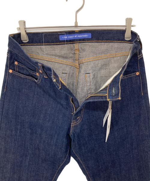 HERILL（ヘリル）HERILL (ヘリル) HL 55 Denim Indigo　インディゴテーパードデニム　23-030-HL-8010-1 インディゴ サイズ:2の古着・服飾アイテム