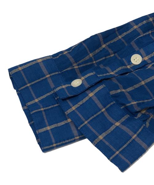 NATASHA ZINKO（ナターシャジンコ）NATASHA ZINKO (ナターシャジンコ) レイヤードデザインブラウスワンピース　ASYMMETRY LAYERED ONEPIECE ブルー サイズ:36の古着・服飾アイテム