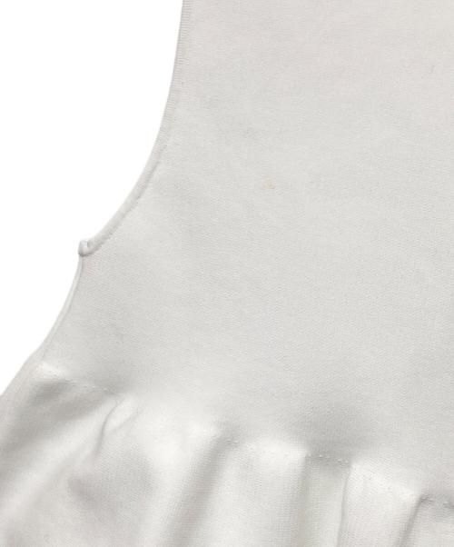 UNITED ARROWS（ユナイテッドアローズ）UNITED ARROWS (ユナイテッドアローズ) P フリル ニットベスト　1518-106-1575 ホワイト サイズ:記載なしの古着・服飾アイテム