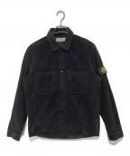 STONE ISLANDストーンアイランド）の古着「23AW Corduroy Overshirt（コーデュロイ オーバーシャツ）　791511311 V0029」｜ブラック