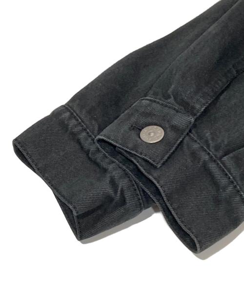 STONE ISLAND（ストーンアイランド）STONE ISLAND (ストーンアイランド) SUPREME (シュプリーム) 23AW Denim Trucker Jacket / デニムトラッカージャケット　7925402S5 V0029 ブラック サイズ:Mの古着・服飾アイテム