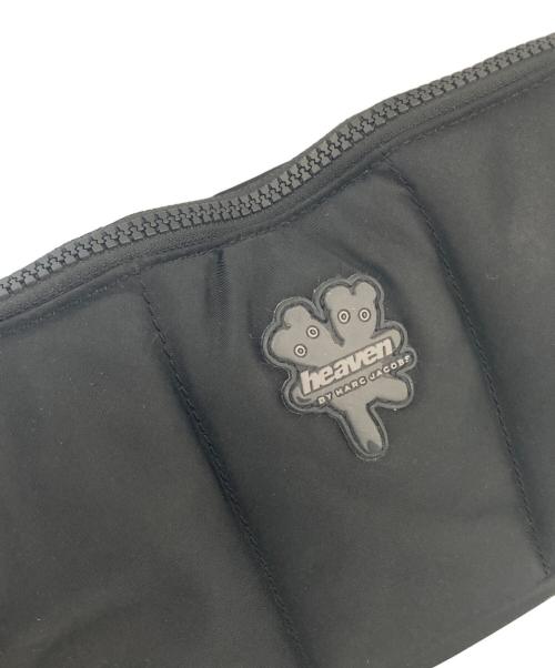 Heaven by Marc Jacobs（ヘブンバイマークジェイコブス）Heaven by Marc Jacobs (ヘブンバイマークジェイコブス) ブラックナイロンハンドバッグ / ワンショルダーバッグ ブラックの古着・服飾アイテム