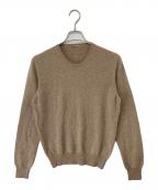 BOTTEGA VENETAボッテガベネタ）の古着「カシミヤ100％ニット  100% cashmere knit /イタリア製 made in Italy」｜ブラウン