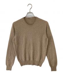 BOTTEGA VENETA（ボッテガベネタ）の古着「カシミヤ100％ニット  100% cashmere knit /イタリア製 made in Italy」｜ブラウン