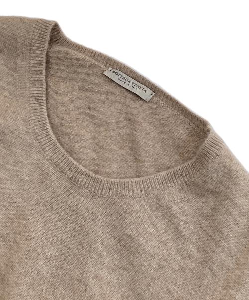 BOTTEGA VENETA（ボッテガベネタ）BOTTEGA VENETA (ボッテガベネタ) カシミヤ100％ニット  100% cashmere knit /イタリア製 made in Italy ブラウン サイズ:44の古着・服飾アイテム