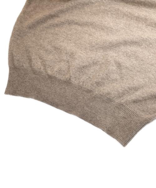 BOTTEGA VENETA（ボッテガベネタ）BOTTEGA VENETA (ボッテガベネタ) カシミヤ100％ニット  100% cashmere knit /イタリア製 made in Italy ブラウン サイズ:44の古着・服飾アイテム