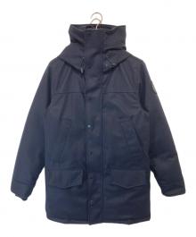 CANADA GOOSE（カナダグース）の古着「ラングフォードパーカ フーデッドウールコート　2062M1」｜ネイビー