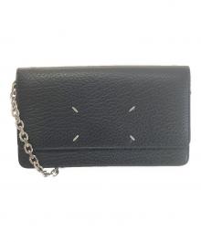 Maison Margiela（メゾンマルジェラ）の古着「4ステッチ チェーン ウォレット　SA3UI0008」｜ブラック