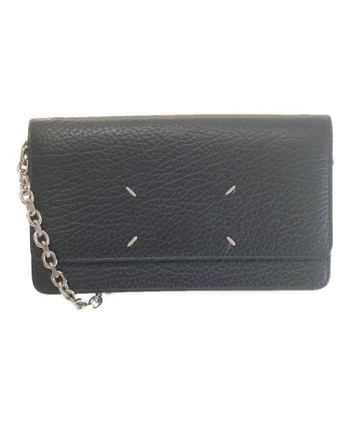 Maison Margiela（メゾンマルジェラ）Maison Margiela (メゾンマルジェラ) 4ステッチ チェーン ウォレット　SA3UI0008 ブラックの古着・服飾アイテム