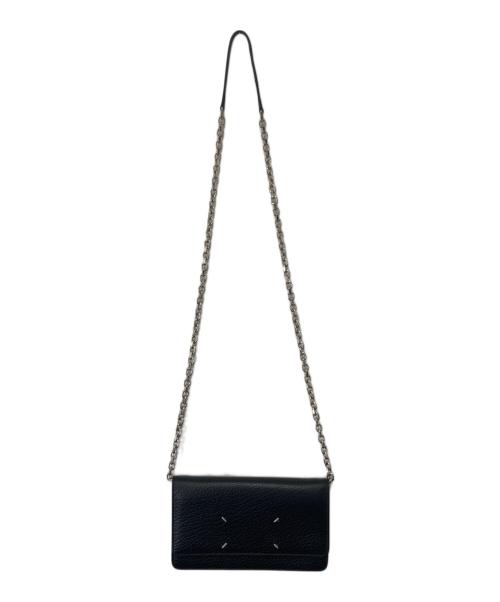 Maison Margiela（メゾンマルジェラ）Maison Margiela (メゾンマルジェラ) 4ステッチ チェーン ウォレット　SA3UI0008 ブラックの古着・服飾アイテム