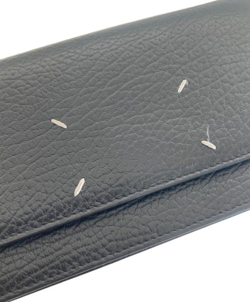 Maison Margiela（メゾンマルジェラ）Maison Margiela (メゾンマルジェラ) 4ステッチ チェーン ウォレット　SA3UI0008 ブラックの古着・服飾アイテム