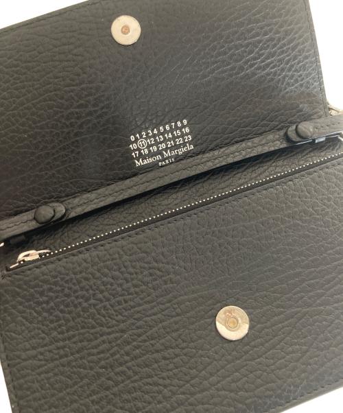 Maison Margiela（メゾンマルジェラ）Maison Margiela (メゾンマルジェラ) 4ステッチ チェーン ウォレット　SA3UI0008 ブラックの古着・服飾アイテム