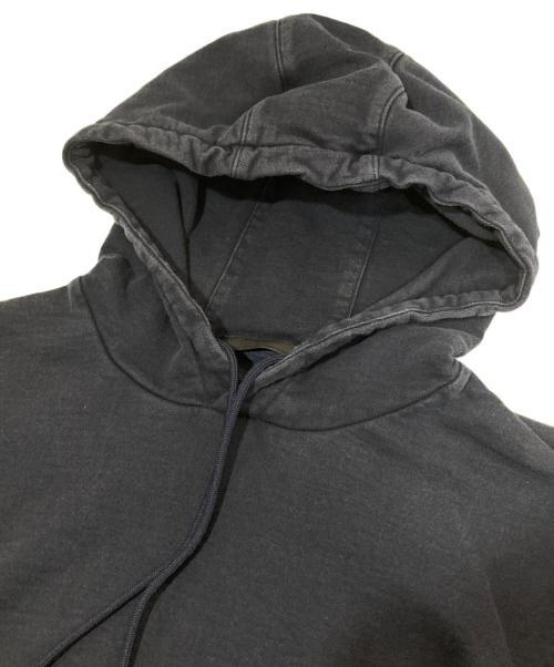 PRADA（プラダ）PRADA (プラダ) ラバー ロゴ プルオーバー パーカー　SJN265 R201 ネイビー サイズ:Lの古着・服飾アイテム