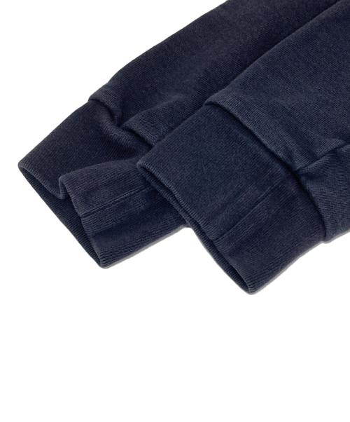 PRADA（プラダ）PRADA (プラダ) ラバー ロゴ プルオーバー パーカー　SJN265 R201 ネイビー サイズ:Lの古着・服飾アイテム