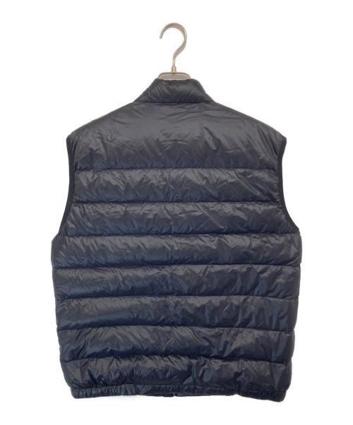 PRADA（プラダ）PRADA (プラダ) Triangle Logo Plate Down Vest　ダウンベスト　三角プレート　SGA482 R151 ARO ネイビー サイズ:52の古着・服飾アイテム