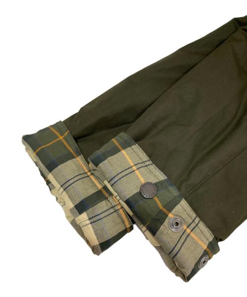 Barbour（バブアー）Barbour (バブアー) BEDALE ポリエステル×コットン オイルドジャケット　252MCAS100 オリーブ サイズ:38の古着・服飾アイテム