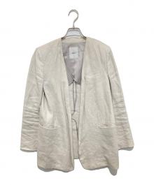 ebure（エブール）の古着「リネンノーカラージャケット　LINEN JACKET 3110400132」