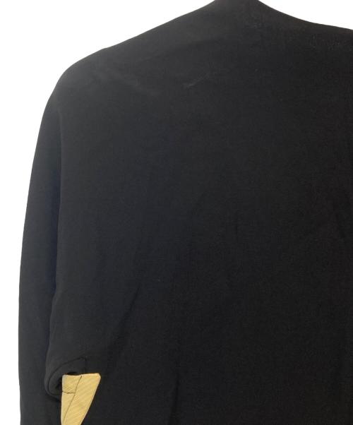 MARNI（マルニ）MARNI (マルニ) pleated canvas and crepe blouse CAMA0354FQ ブラック サイズ:38の古着・服飾アイテム