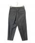 ATON (エイトン) WOOL SAXONY TAPERED EASY PANTS（ウールサクソニー テーパード イージーパンツ） / スラックス　PRAGIW0900 グレー サイズ:04：15000円