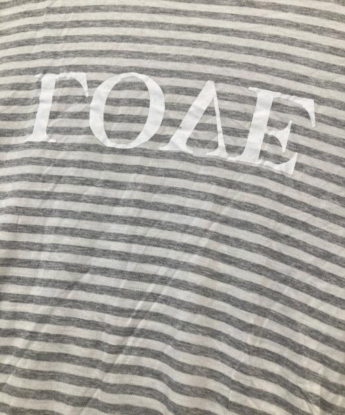 DIOR HOMME（ディオール オム）Dior Homme (ディオール オム) LOVE ボーダーTシャツ 0E3368690200 / Y2K グレー サイズ:Sの古着・服飾アイテム