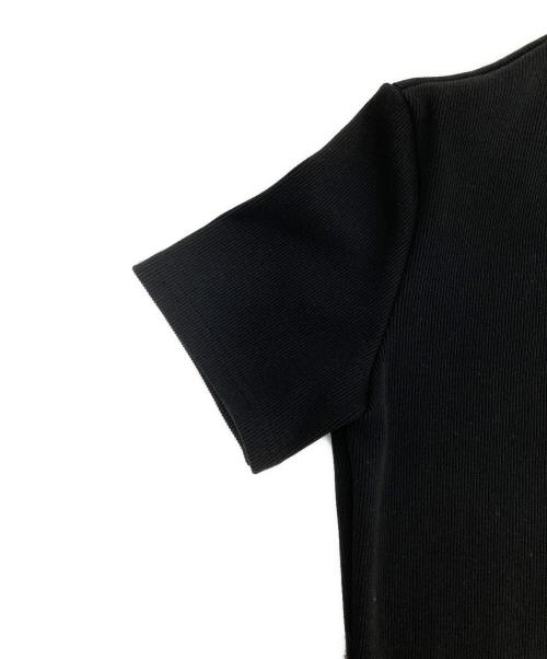 allureville（アルアバイル）allureville (アルアバイル) エコリブカットドッキングワンピース　20242014030 ブラック サイズ:2の古着・服飾アイテム