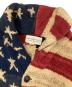 中古・古着 Denim & Supply Ralph Lauren (デニム＆サプライ ラルフローレン) ショールカラー星条旗ニット ベージュ サイズ:M：11000円