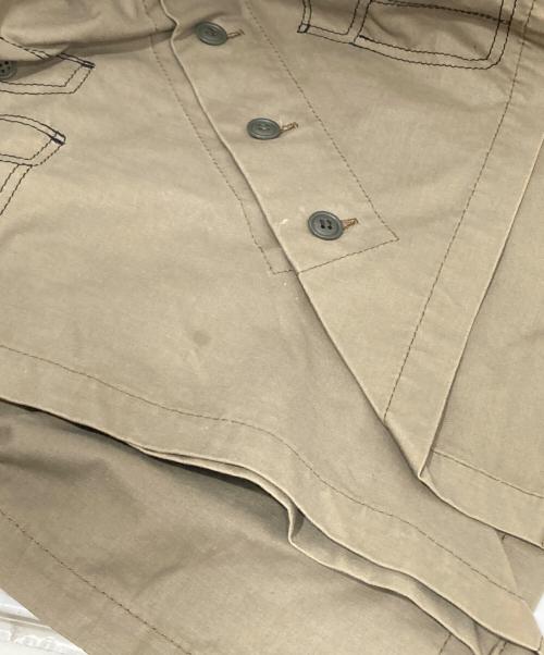 COMME des GARCONS（コムデギャルソン）COMME des GARCONS (コムデギャルソン) トロンプルイユフーデッドジャケット AD2009　GD-B006 グリーン サイズ:Sの古着・服飾アイテム