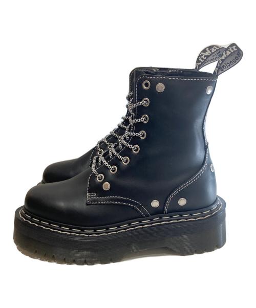 Dr.Martens（ドクターマーチン）Dr.Martens (ドクターマーチン) 26SS JADON WDS（ジェイドン） ホワイトダブルステッチ 8 ホール ブーツ ブラック サイズ:UK5の古着・服飾アイテム