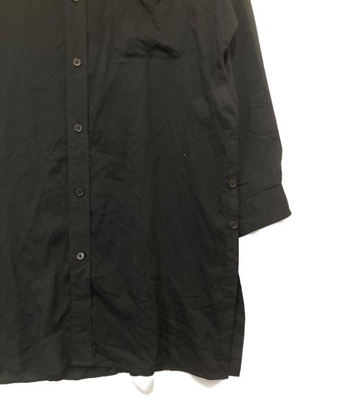 Yohji Yamamoto pour homme（ヨウジヤマモト プールオム）Yohji Yamamoto pour homme (ヨウジヤマモト プールオム) ロングシャツ HP-B70-233 ブラック サイズ:2の古着・服飾アイテム