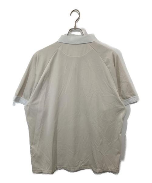 BRIEFING（ブリーフィング）BRIEFING (ブリーフィング) CE LOGO TAPE POLO RELAXED（シーイー ロゴテープ リラックスポロ）BRG241M18 / 半袖ポロシャツ ベージュ サイズ:XLの古着・服飾アイテム