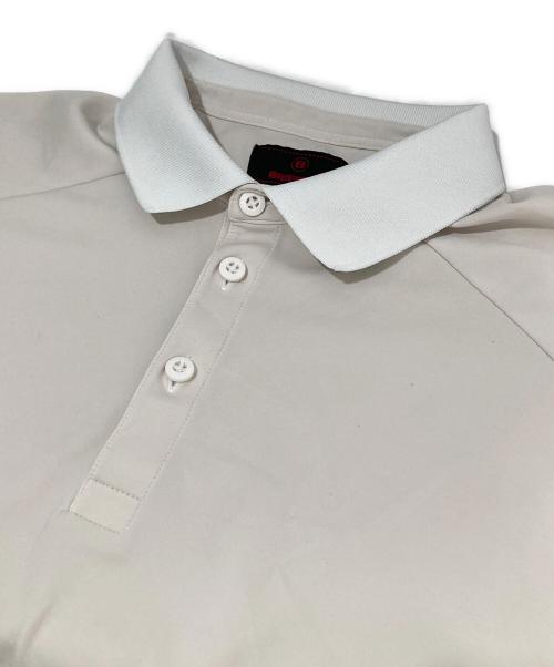 BRIEFING（ブリーフィング）BRIEFING (ブリーフィング) CE LOGO TAPE POLO RELAXED（シーイー ロゴテープ リラックスポロ）BRG241M18 / 半袖ポロシャツ ベージュ サイズ:XLの古着・服飾アイテム
