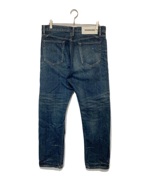 NEIGHBORHOOD（ネイバーフッド）NEIGHBORHOOD (ネイバーフッド) WASHED DENIM DP MID PANTS(ウォッシュドデニム ミッドパンツ)　232XBNH-PTM05 インディゴ サイズ:Lの古着・服飾アイテム