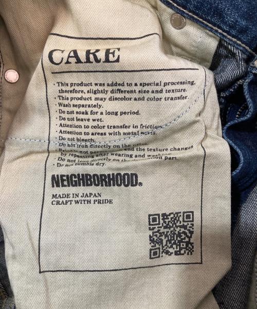 NEIGHBORHOOD（ネイバーフッド）NEIGHBORHOOD (ネイバーフッド) WASHED DENIM DP MID PANTS(ウォッシュドデニム ミッドパンツ)　232XBNH-PTM05 インディゴ サイズ:Lの古着・服飾アイテム