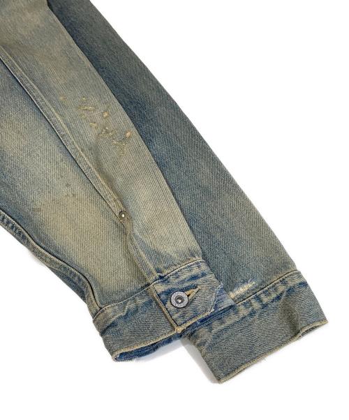 NEIGHBORHOOD（ネイバーフッド）NEIGHBORHOOD (ネイバーフッド) 24SS SAVAGE DENIM TYPE-1 JACKET（サベージ デニム タイプ1 ジャケット）/ デニム トラッカージャケット　241XBNH-JKM01 インディゴ サイズ:Lの古着・服飾アイテム