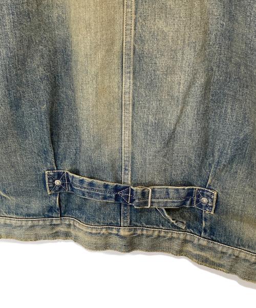 NEIGHBORHOOD（ネイバーフッド）NEIGHBORHOOD (ネイバーフッド) 24SS SAVAGE DENIM TYPE-1 JACKET（サベージ デニム タイプ1 ジャケット）/ デニム トラッカージャケット　241XBNH-JKM01 インディゴ サイズ:Lの古着・服飾アイテム