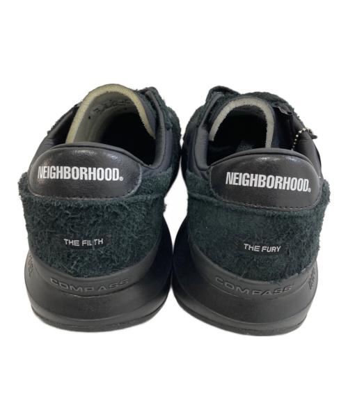 NEIGHBORHOOD（ネイバーフッド）NEIGHBORHOOD (ネイバーフッド) COMPASS (コンパス) ローカットスニーカー ブラック サイズ:28.5の古着・服飾アイテム