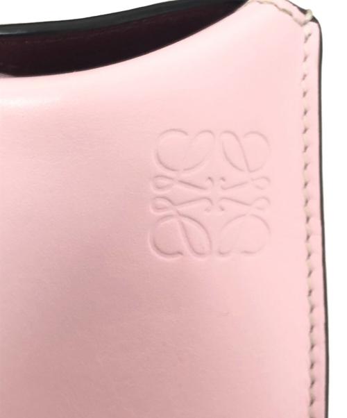 LOEWE（ロエベ）LOEWE (ロエベ) ゲートポケットショルダーバッグ ピンクの古着・服飾アイテム