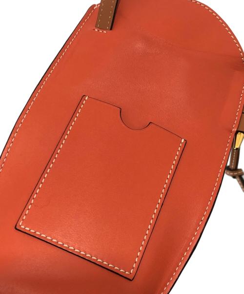 LOEWE（ロエベ）LOEWE (ロエベ) ゲートポケットショルダーバッグ ピンクの古着・服飾アイテム