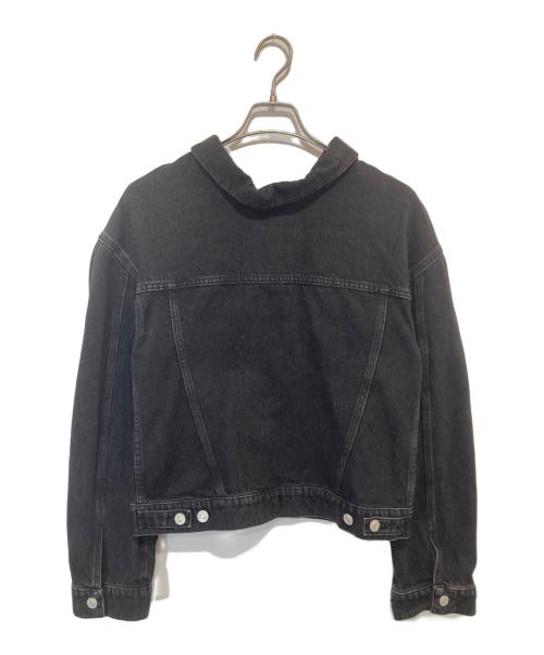 BALENCIAGA（バレンシアガ）BALENCIAGA (バレンシアガ) 16AW スウィング デニム ジャケット 458106 ブラック サイズ:36の古着・服飾アイテム