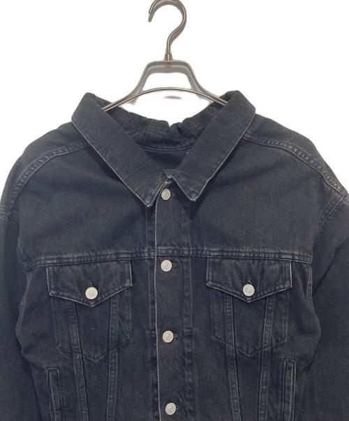 BALENCIAGA（バレンシアガ）BALENCIAGA (バレンシアガ) 16AW スウィング デニム ジャケット 458106 ブラック サイズ:36の古着・服飾アイテム