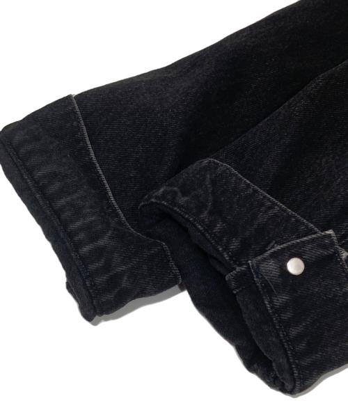 BALENCIAGA（バレンシアガ）BALENCIAGA (バレンシアガ) 16AW スウィング デニム ジャケット 458106 ブラック サイズ:36の古着・服飾アイテム